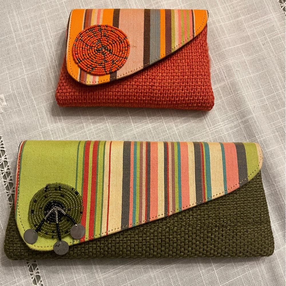 Hand made purses (2) from Malawi